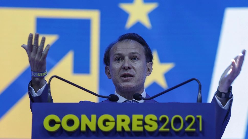 Florin Cîțu, premier, la Congresul PNL, 25 septembrie 2021 Foto: INQUAM/Octav Ganea