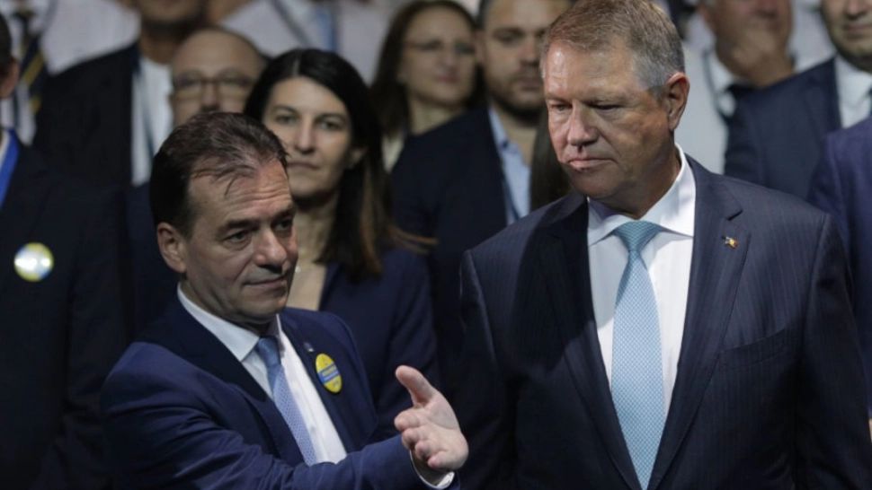Ludovic Orban și Klaus Iohannis Foto: INQUAM/Octav Ganea