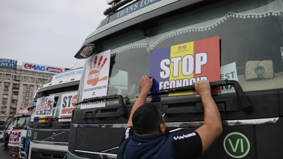 Proteste anunțate de transportatori. Foto/Arhivă