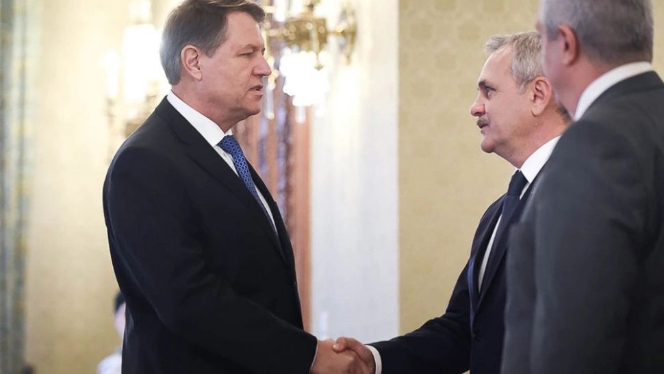 Liviu Dragnea si Klaus Iohannis