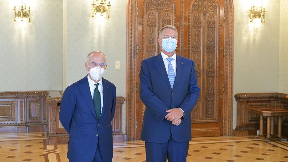 Francesco Storace, șeful Enel, primit de președinte la Cotroceni. Foto/Administrația prezidențială