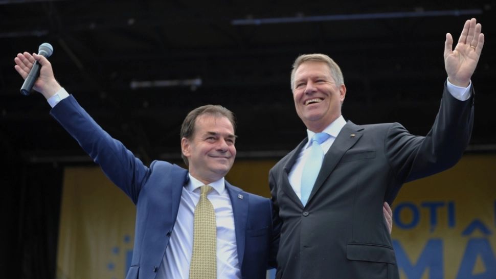 Ludovic Orban și Klaus Iohannis
