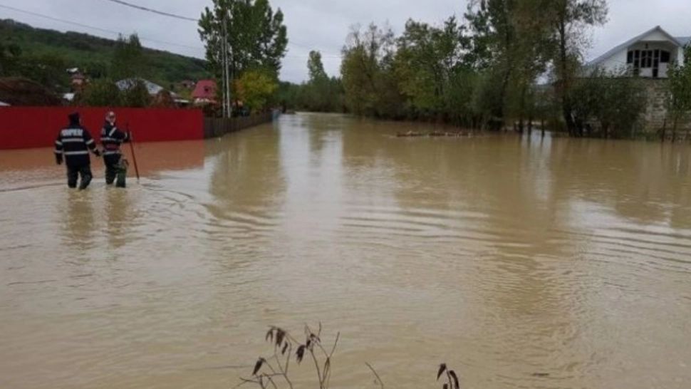 Inundații România. Sursa foto: Facebook