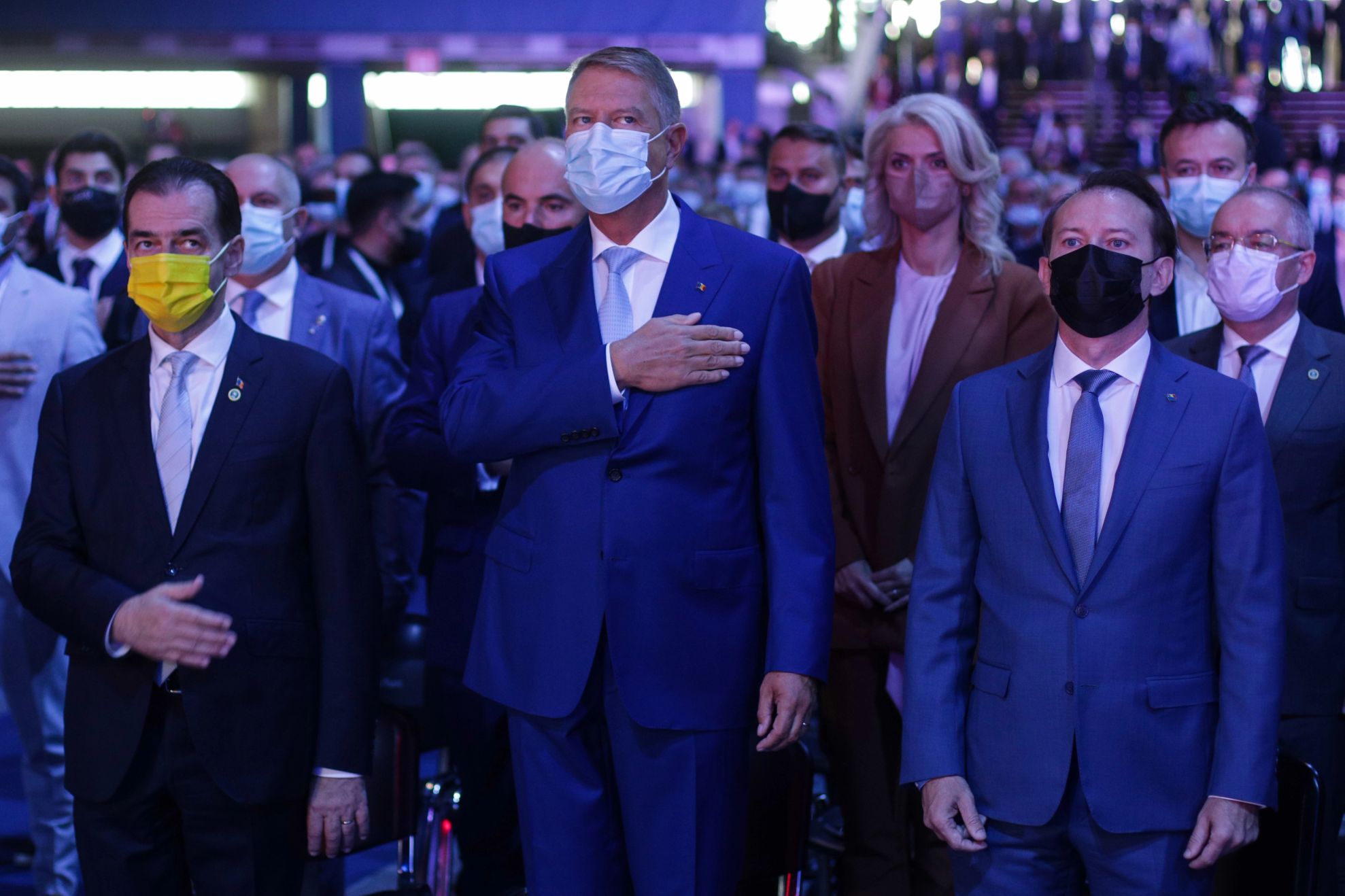 Ludovic Orban, Klaus Iohannis și Florin Cîțu