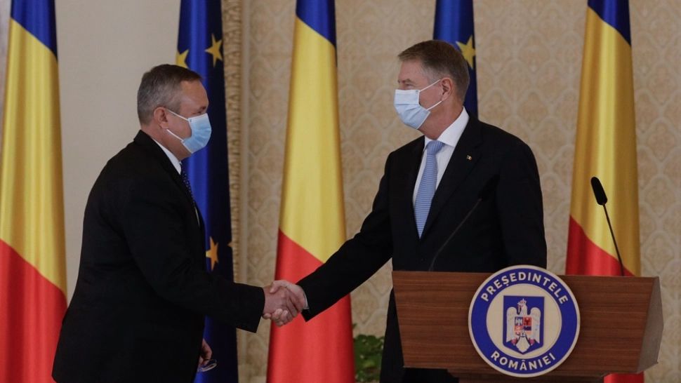 Klaus Iohannis și Nicolae Ciucă Foto: INQUAM/George Călin