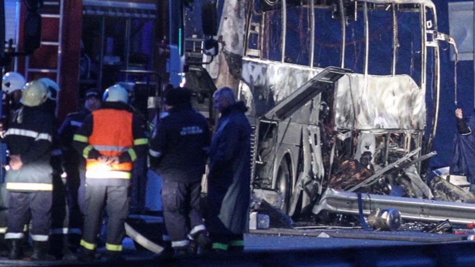 Accident autocar in Bulgaria FOTO:Profimedia images