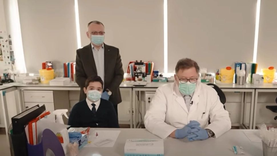 Ghid utilizare test salivă elevi/ Captură video