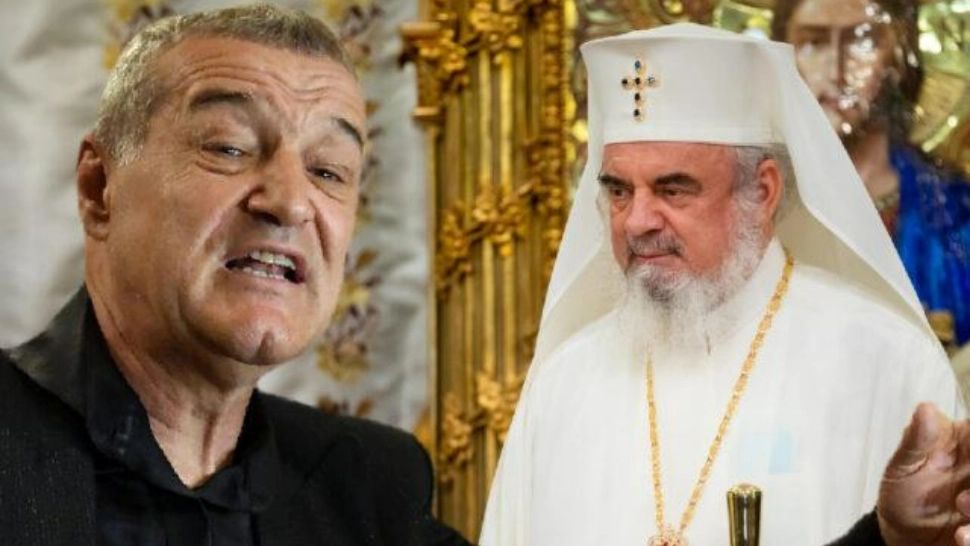 Gigi Becali și Patriarhul Daniel