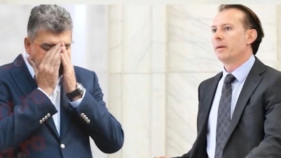 Marcel Ciolacu (PSD) și Florin Cîțu (PNL)