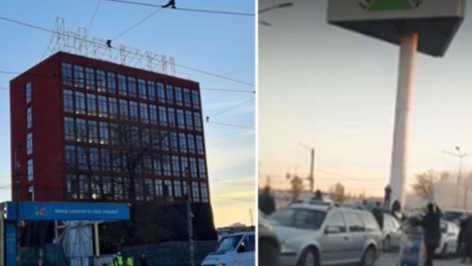 Fostul Sediu Tomiris distrus prin implozie FOTO: ZdI