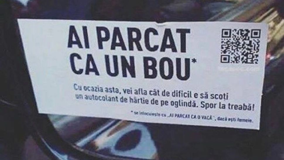 Amenzi uriașe pentru postări pe internet cu mașini parcate neregulamentar 