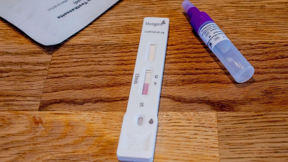 Test rapid pentru depistarea infecției cu COVID-19 / Profimedia