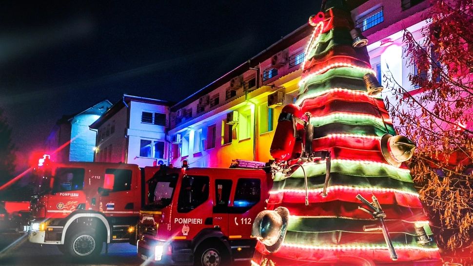 Brad Detașament de pompieri Alba Iulia/ Facebook ISU Alba