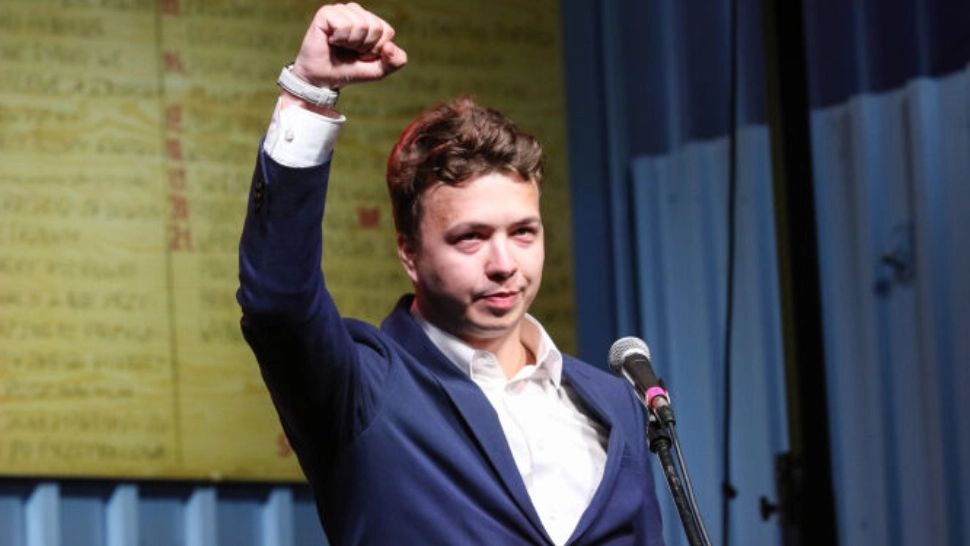 jurnalistul Protasevici FOTO: Profimedia 