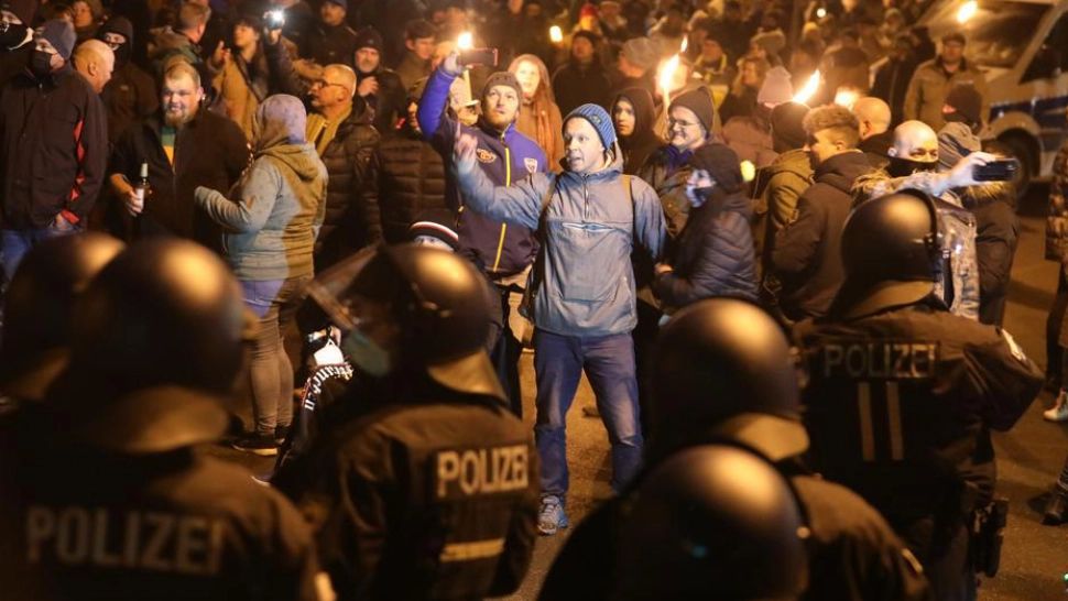 Protest Germania FOTO: Twitter