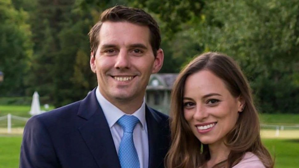 Fostul principe Nicolae şi soţia sa, Alina de Roumanie