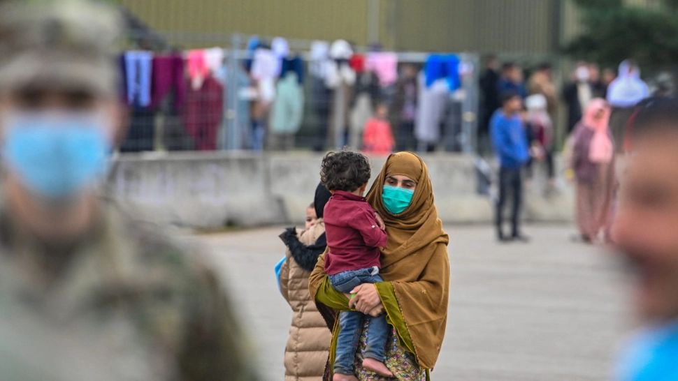 Migranti din Afganistan FOTO: Twitter Getty