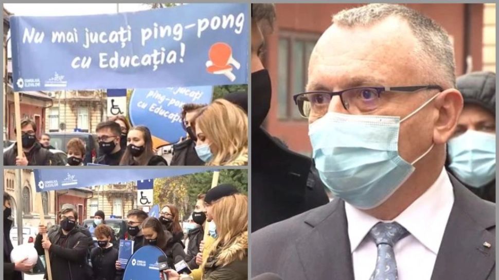 Proteste de amploare în fața Ministerelor Educației și Sănătății: Elevii ies în stradă