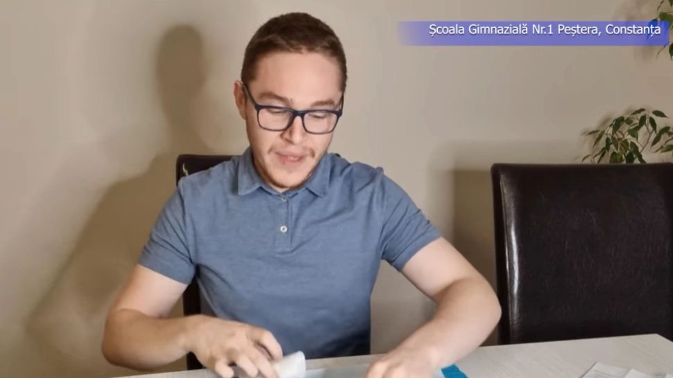 Profesor de informatică din Constanța / Captură video