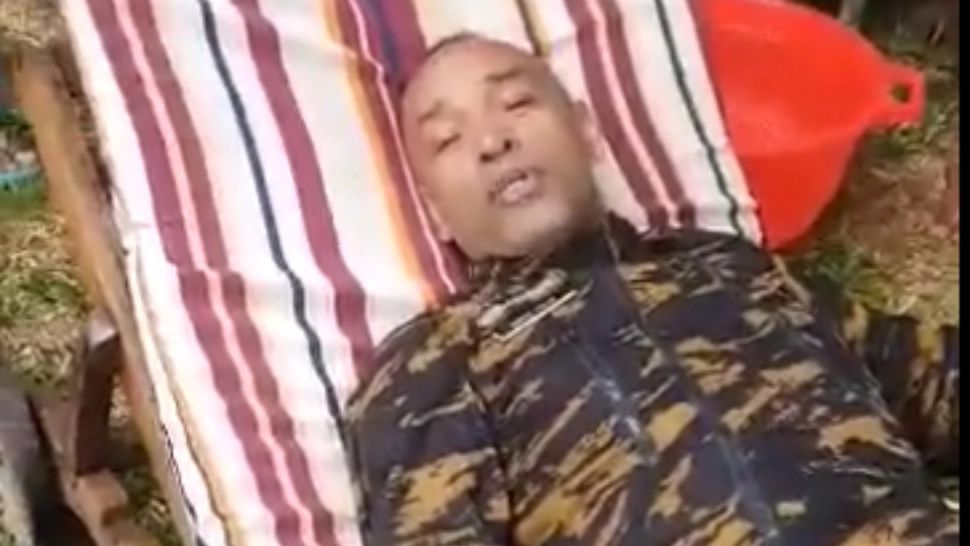 Serge Gelle, ministrul Poliției din Madagascar / Captură video Twitter