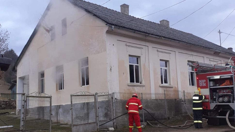 Incendiu școală Gura Humorului