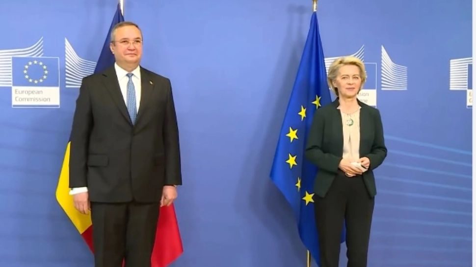 Nicolae Ciucă, întâlnire cu Ursula Von Der Leyen