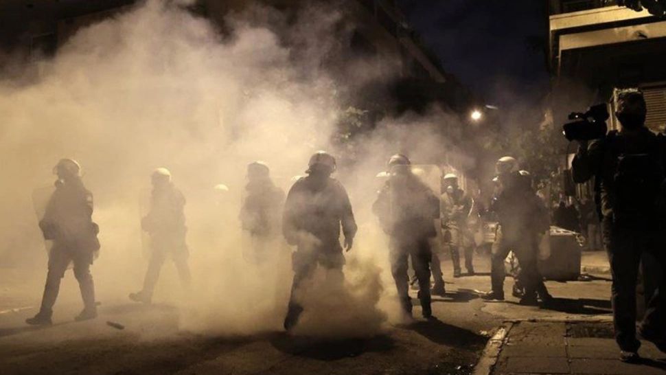 Protest Grecia FOTO: Twitter