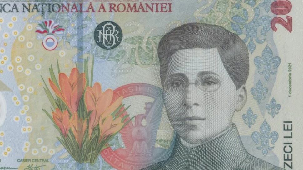 Bancnota 20 de lei FOTO: BNR