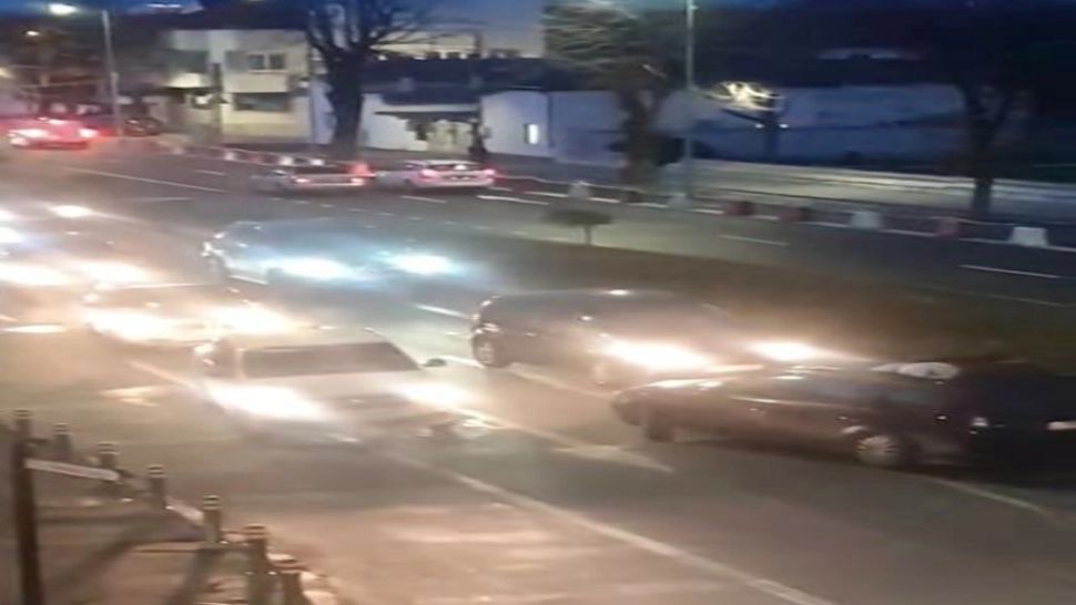 Șofer pe contrasens în Constata FOTO: Captura video 