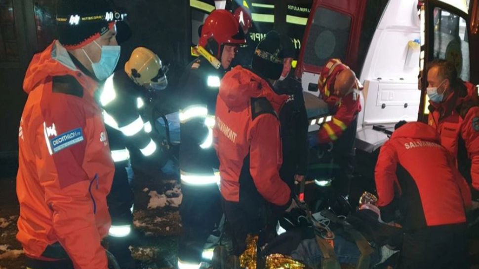 Interventie Salvamont FOTO: ISU BRASOV 
