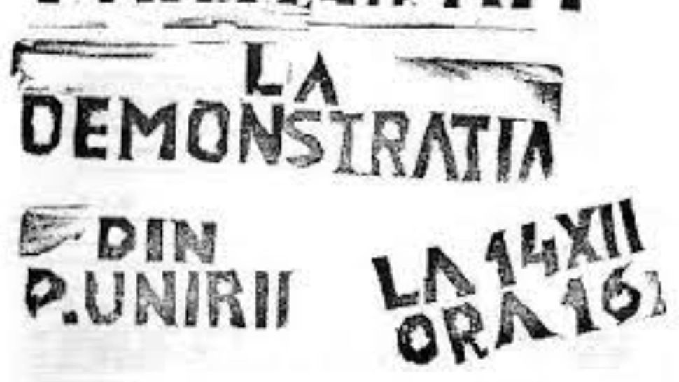 Manifestul protestului din 14 decembrie 1989