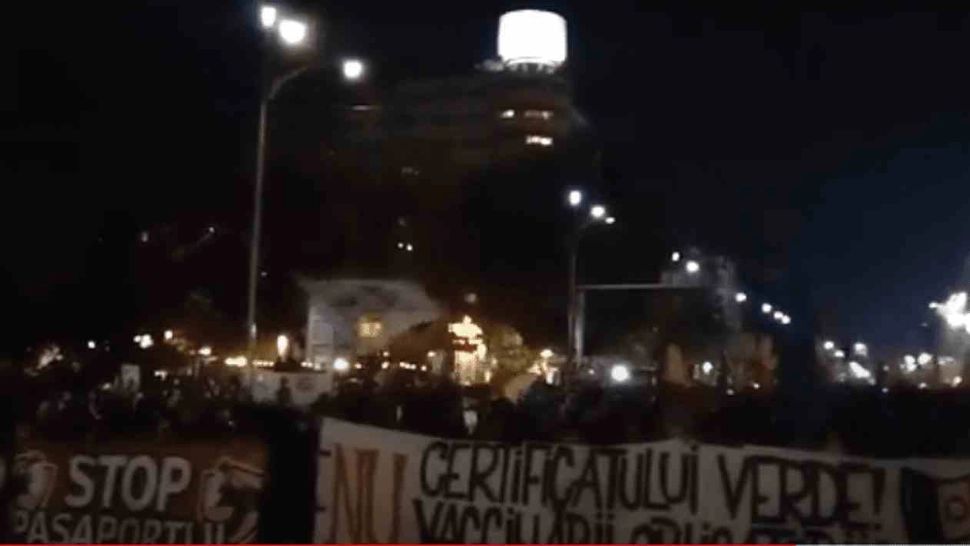 Protest antirestricții (arhivă)