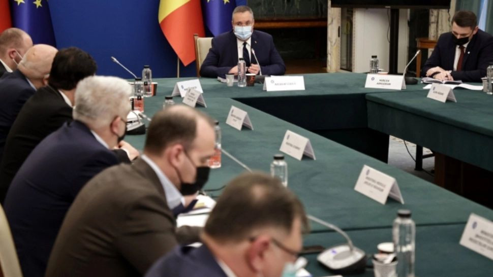Premierul Nicolae Ciucă la Comitetul interministerial pentru PNRR Foto: gov.ro