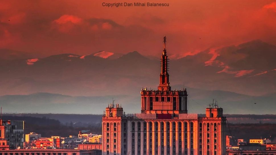 Fenomen spectaculos observat din București / Foto: Dan Mihai Bălănescu