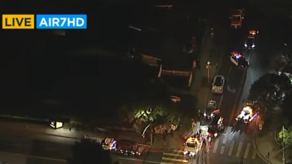 Accident Los Angeles / Captură vieo ABC7