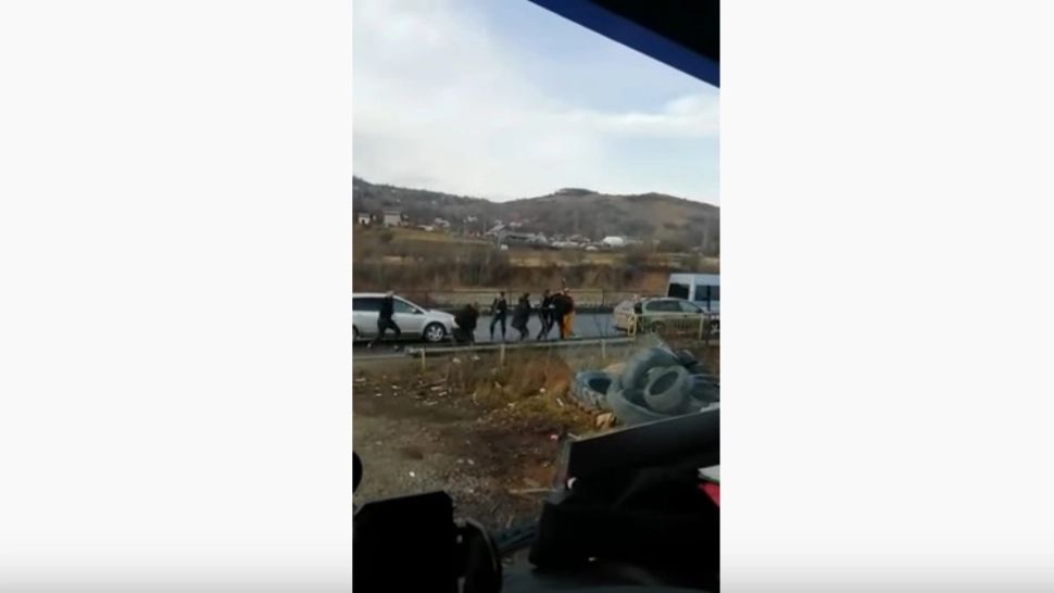 Bătaie în trafic pe Valea Prahovei