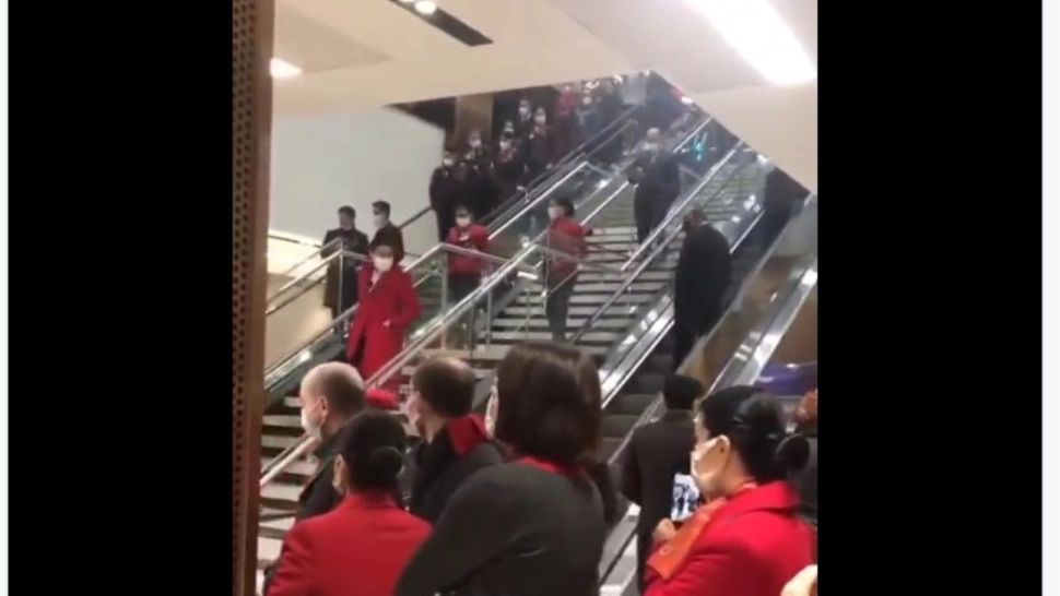 Acoperișul aeroportului din Istanbul s-a prăbușit