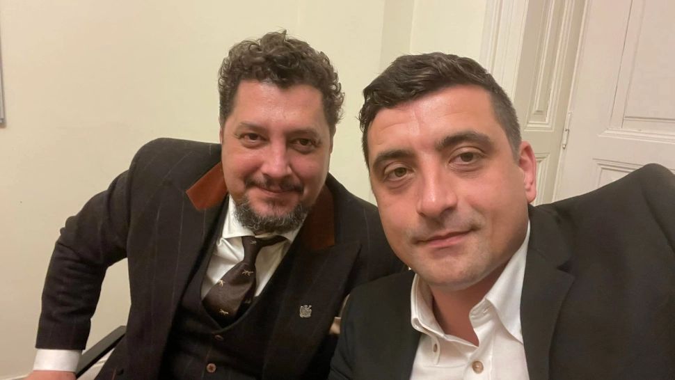 Claudiu Târziu și George Simion 
