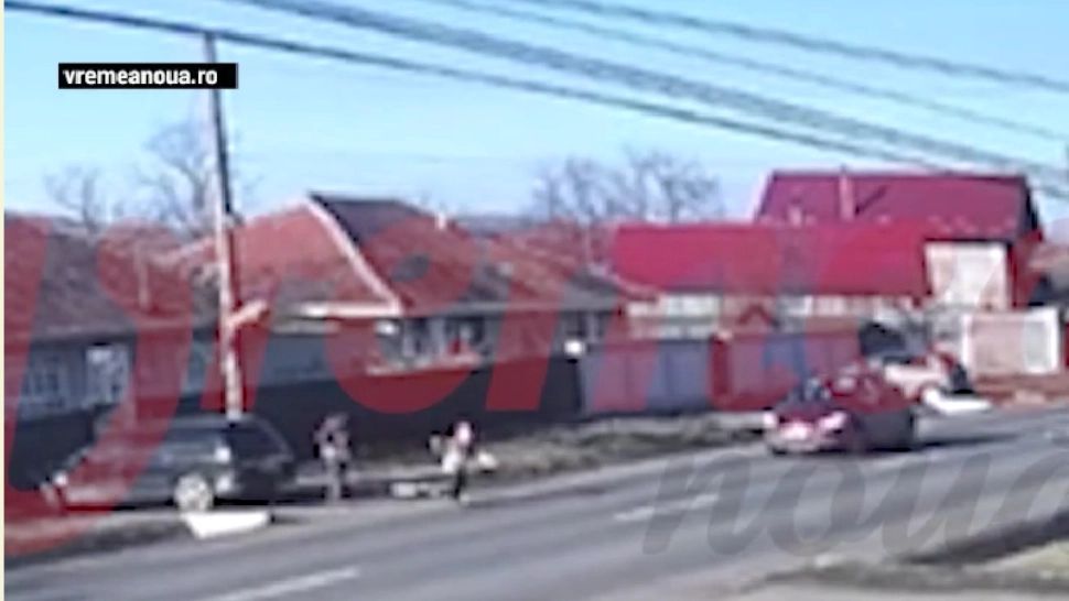 Accident Vaslui/ Captură foto Vremea nouă