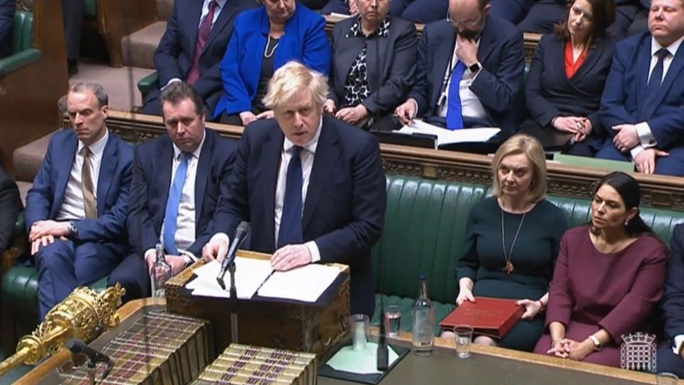 Boris Johnson, atac la Vladimir Putin. Foto/Profimedia