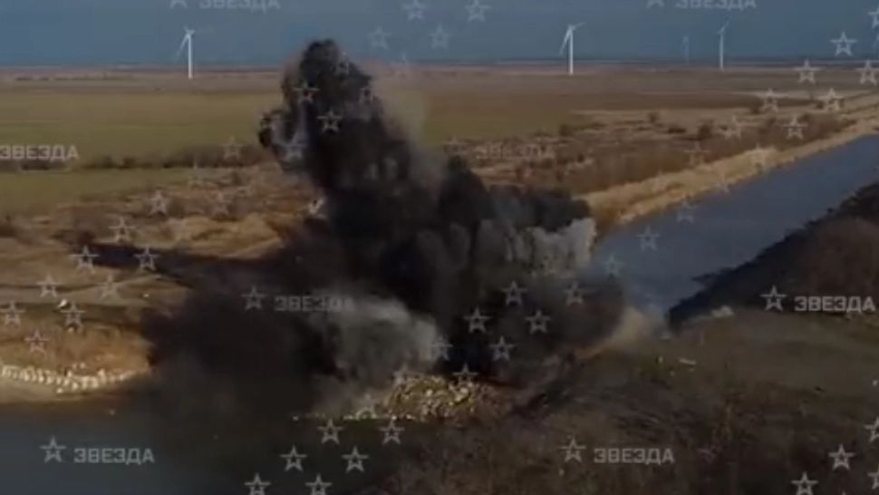 Explozii nordul Crimeei - imagine de arhivă