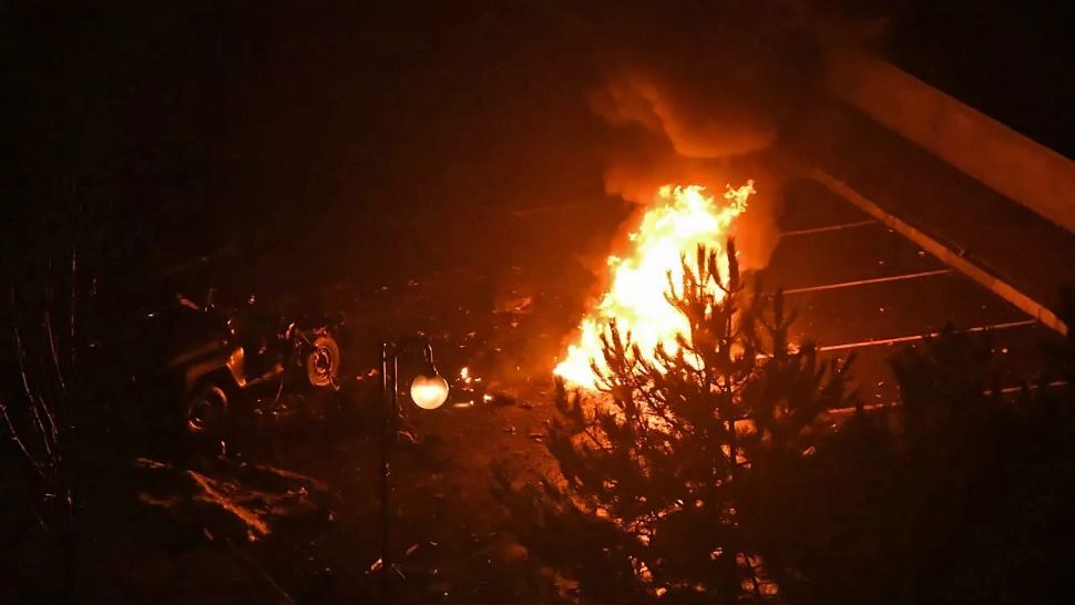 VIDEO Explozie puternică la Donețk, în apropierea unei clădiri a separatiștilor