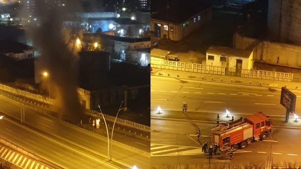 EXPLOZIE la o țeavă de gaze din București - Un întreg bloc din Grozăvești a fost evacuat