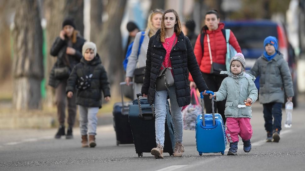 Aproape 8.000 de ucraineni au trecut în România, în ultimele 24 de ore. Foto/Profimedia
