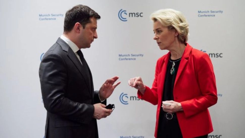 Președintele Zelenski, discuții cu Ursula von der Leyen