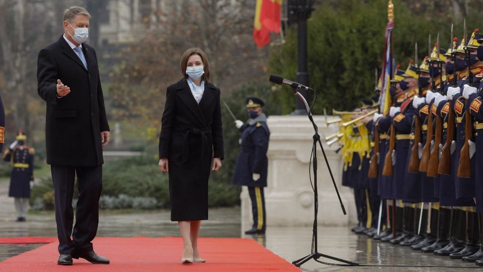 Klaus Iohannis și Maia Sandu/Inquam Photos / George Calin