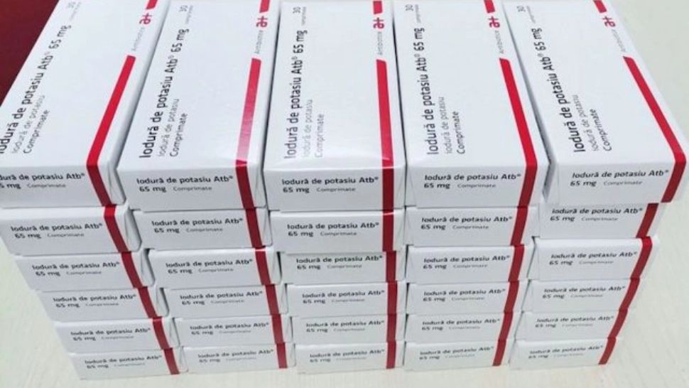 Pastile de IOD, distribuite GRATIS populației