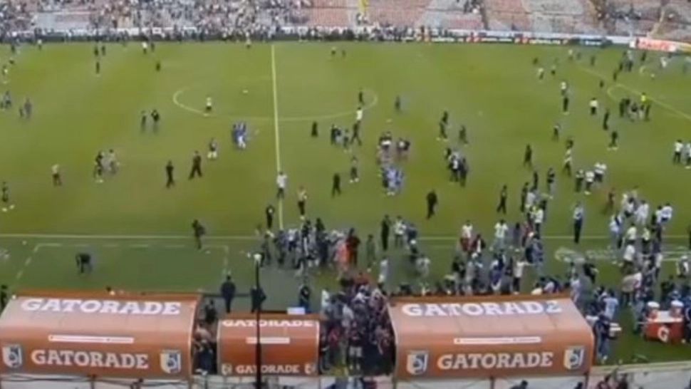 Bataie la un meci de fotbal din Mexic