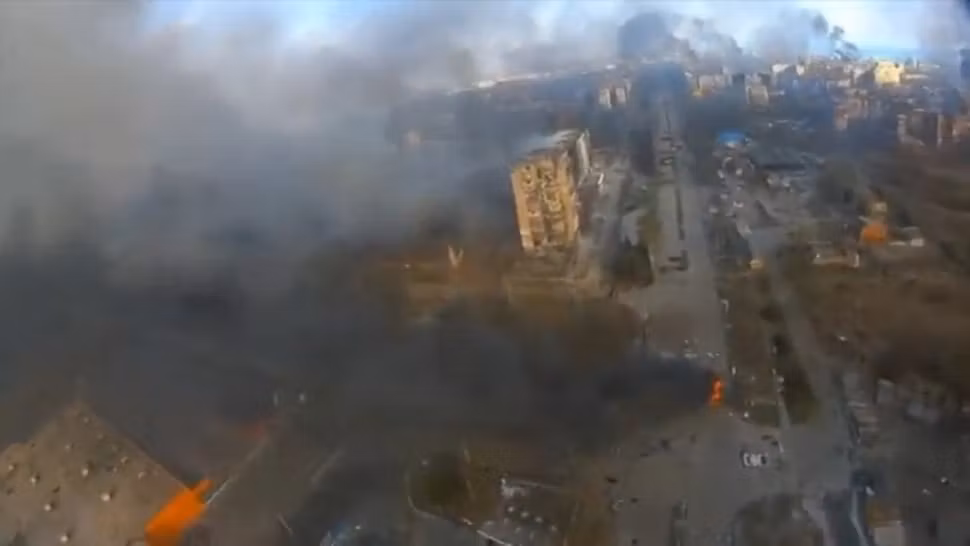 Mariopol, după bombardamentele rusești / Profimedia