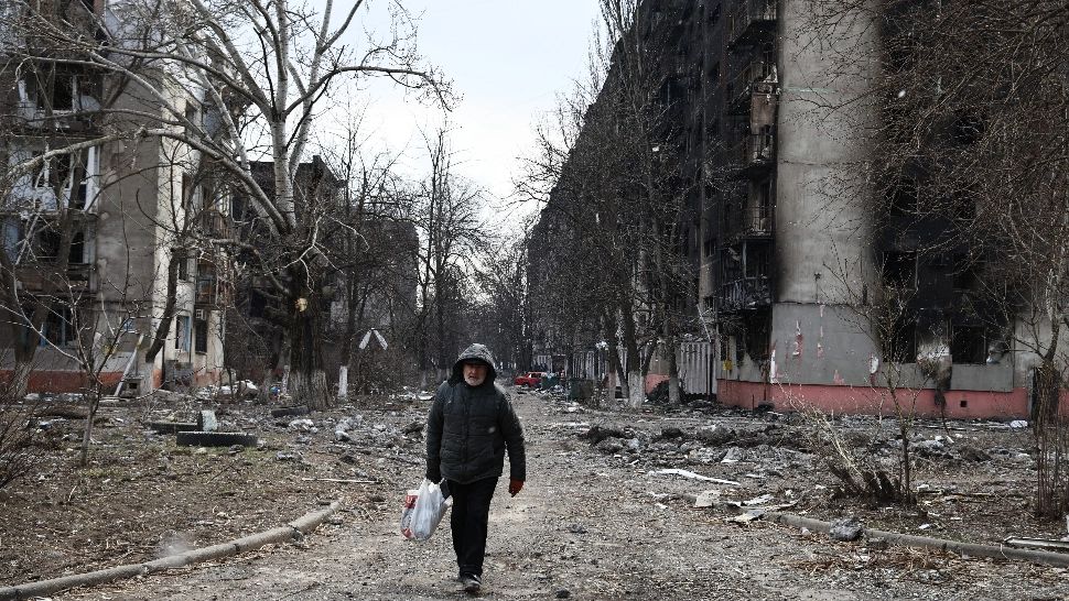 Centrul orașului Mariupol/Profimedia